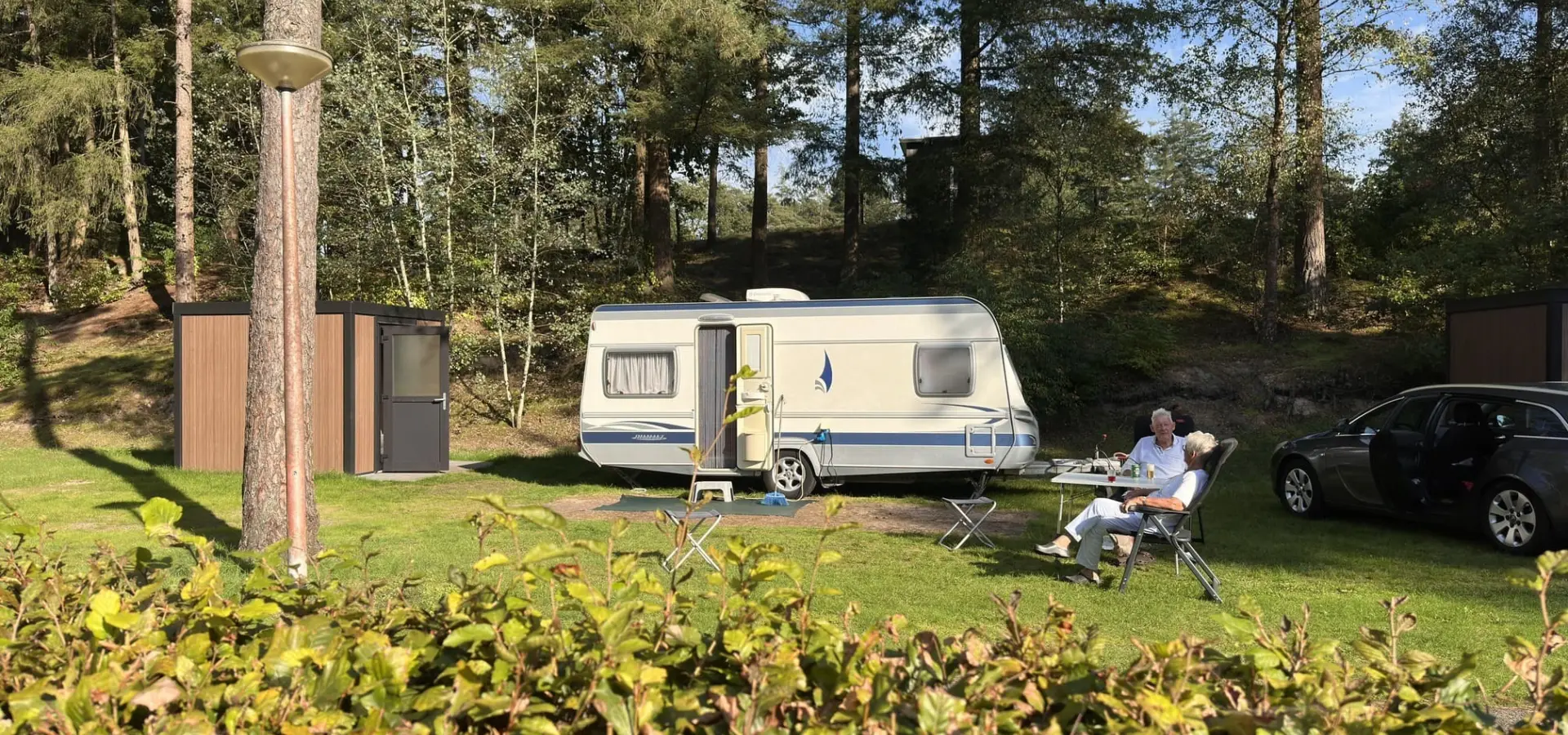 Camping Veluwe met privé sanitair vaatwasser 5