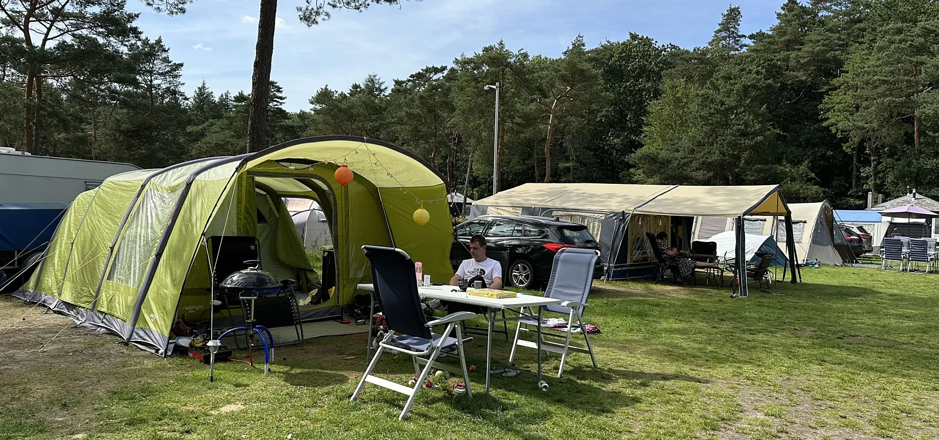Camping Veluwe Kampeerplaats mus met prive sanitair 2