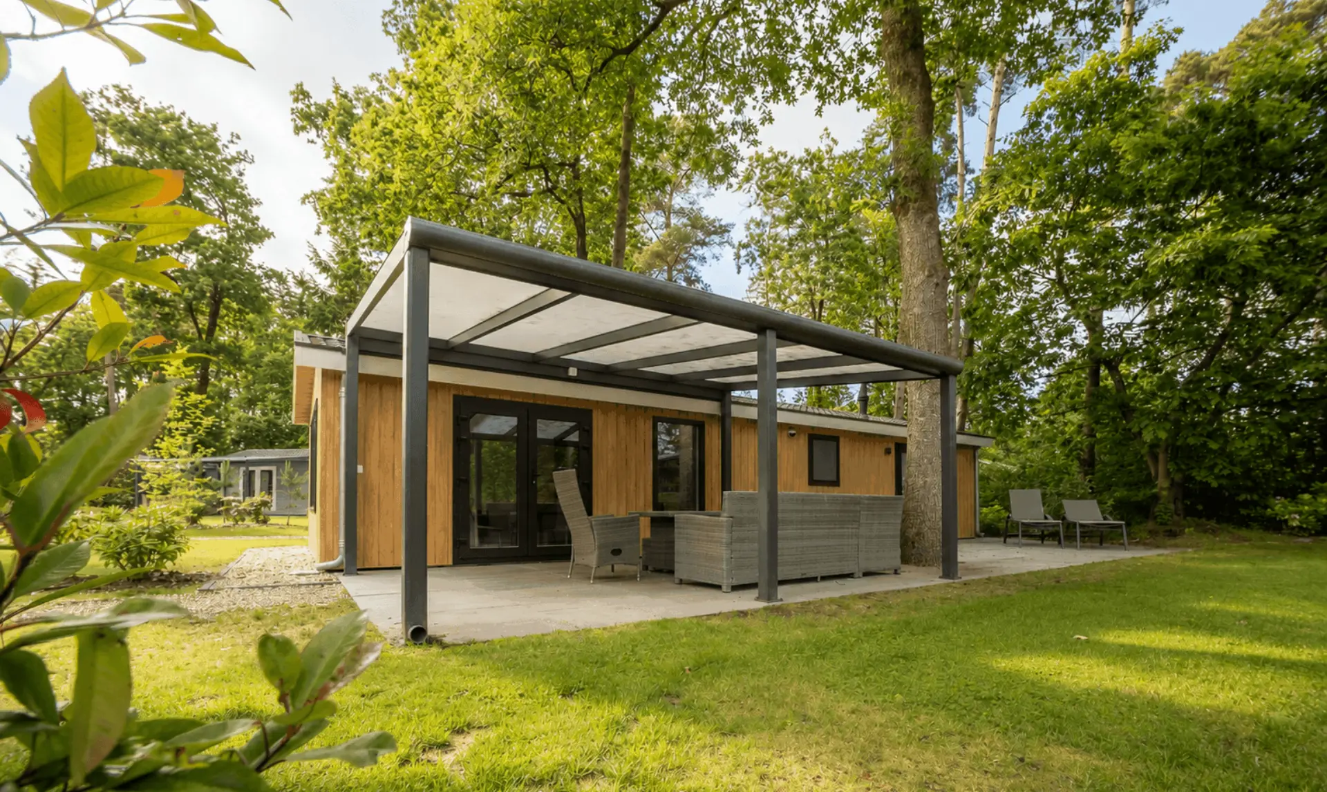 Vakantiepark Veluwe met hond Bos Chalet 1